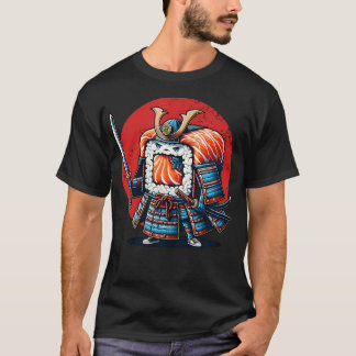 T-shirt Samurai Sushi Classe de Guerrier Japonais Shogun