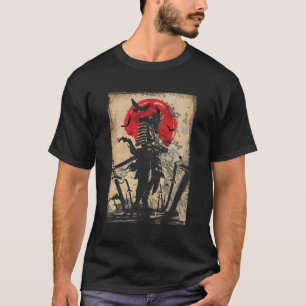 T-shirt Samurai Warrior Code Bushido Espadons japonais