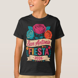 T-shirt San Antonio 2026 fiesta cinq mai Texas cultur