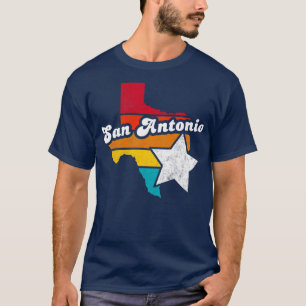 T-shirt San Antonio Texas Vintage Souvenir déshabillé 2