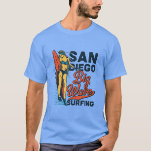 T-shirt San Diego Big Wave Surfing