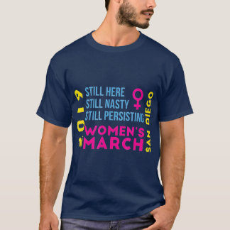 T-shirt San Diego CA Femmes Mars Janvier 2019 Nasty