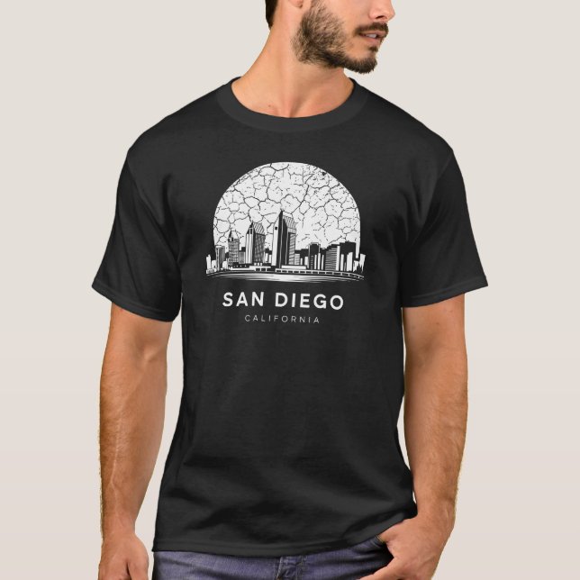 T-shirt San Diego City California (Devant)