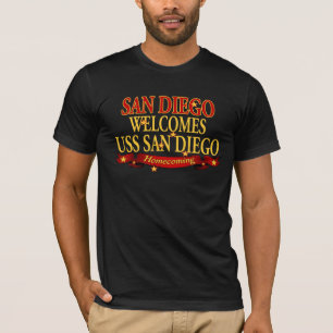T-shirt San Diego fait bon accueil à USS San Diego