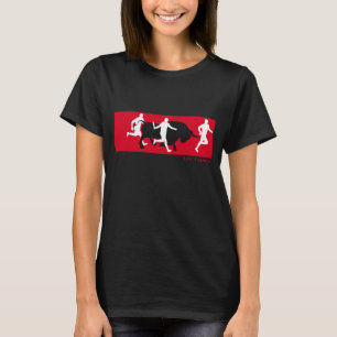 T-shirt San Fermin, Pamplona : courant avec les taureaux,