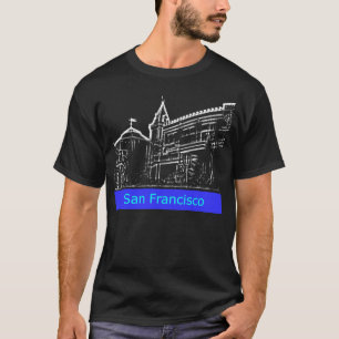 T-shirt San Francisco 1986 art Le MUSÉE Zazzle Dessin