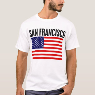 T-shirt San Francisco, bannière étoilée