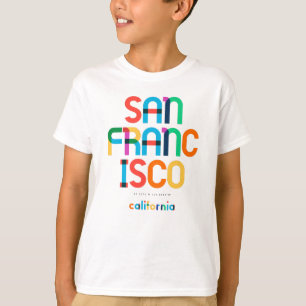 T-shirt San Francisco California Mid Century, Pop Art,