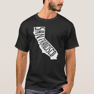 T-shirt San Francisco California Outline - America Travel