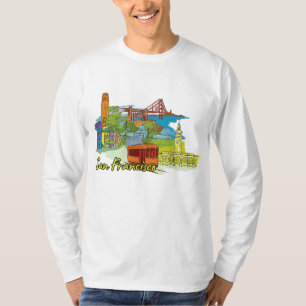 T-shirt San Francisco, Californie Célèbre City