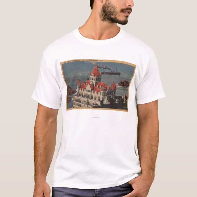 T-shirt San Francisco, CAView de vieille Chambre de (Devant)