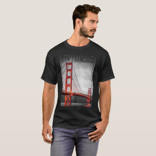 T-shirt San Francisco, Golden Gate City,