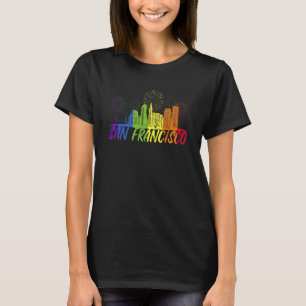 T-shirt San Francisco Pride Skyline défilé de la fierté S
