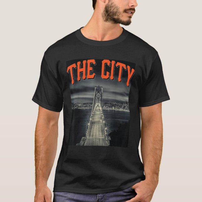 T-shirt San Francisco Skyline La Ville (Devant)