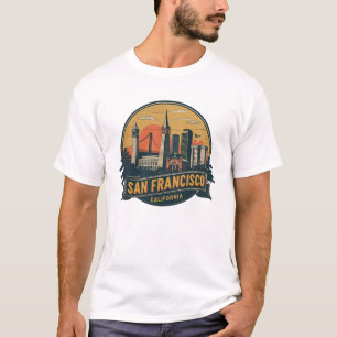 T-shirt San Francisco Ville Californie États-Unis