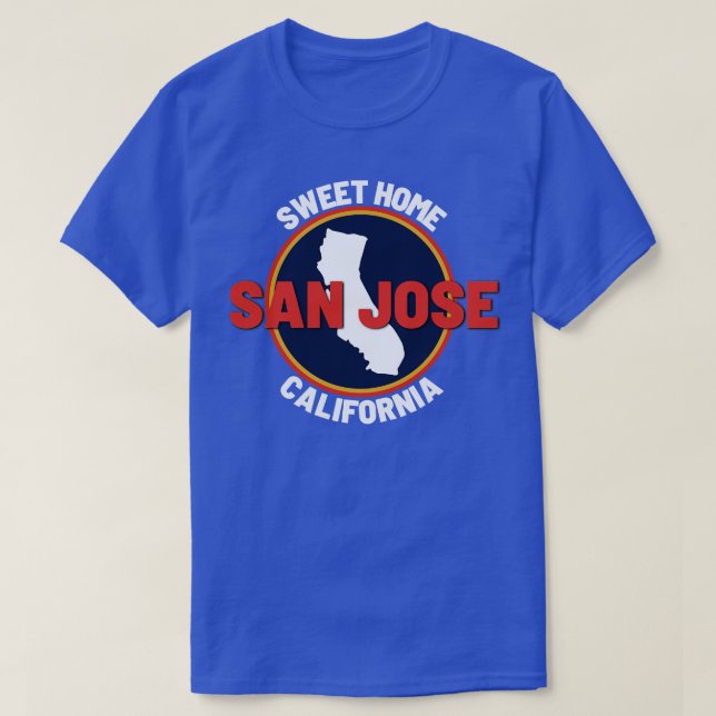T-shirt San Jose California 1 (Design devant)