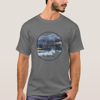 T-shirt San Juan Island, Washington Pacific NW Aquarelle