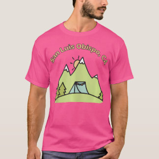 T-shirt San Luis Obispo Montagnes Randonnée Escalade Campi