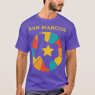 T-shirt San Marcos Texas Vintage Souvenir dénudé 1