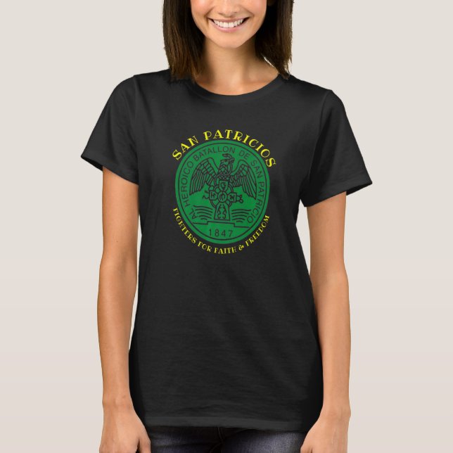T-shirt San Patricios Bataillon Saint Patrick Premium_2 (Devant)