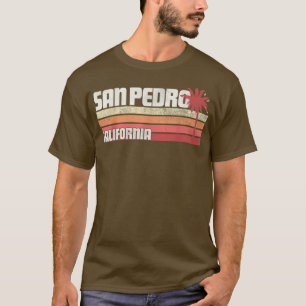 T-shirt San Pedro California CA Vintage les années 70 80s 