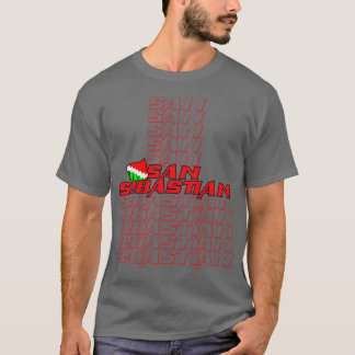 T-shirt San Sebastian Texte Cascade