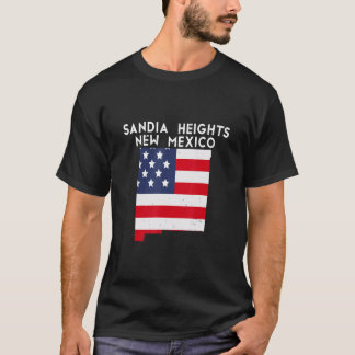 T-shirt Sandia Heights USA State America Travel New Mexica