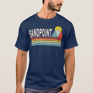 T-shirt Sandpoint Idaho de style rétro à l'extérieur