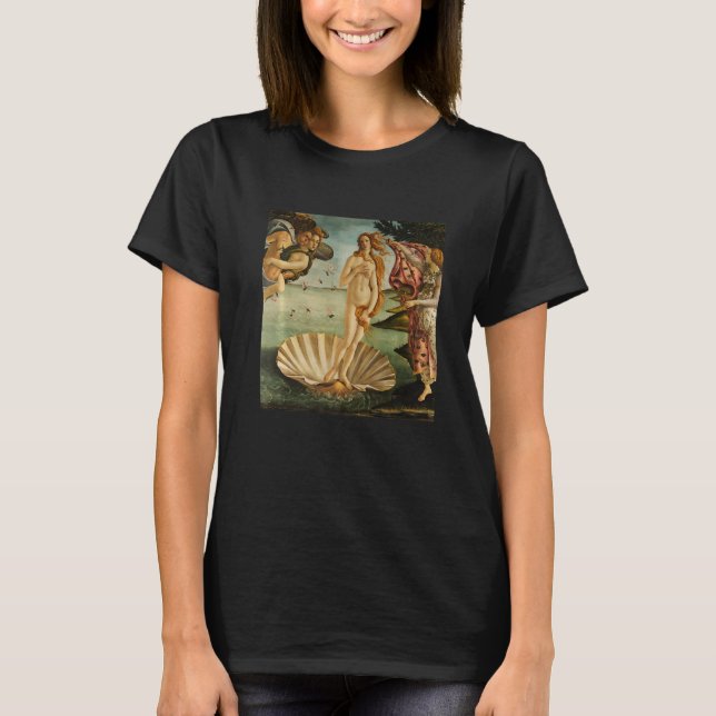 T-shirt Sandro Botticelli, La naissance de la peinture de  (Devant)
