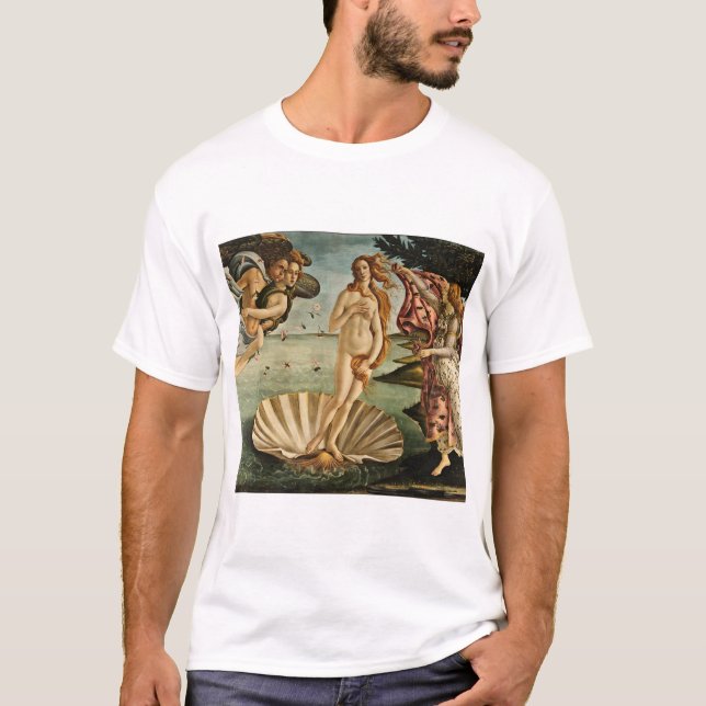 T-shirt Sandro Botticelli - La Naissance De Vénus (Devant)