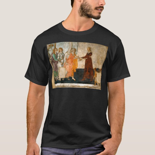 T-shirt Sandro Botticelli Venus Et Les Trois Graces (Devant)