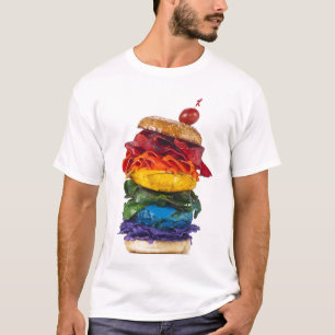 T-shirt Sandwich à arc-en-ciel