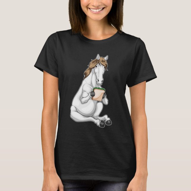 T-shirt Sandwich au cheval (Devant)