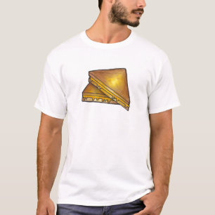 T-shirt Sandwich au fromage grillé au cheddar grillé