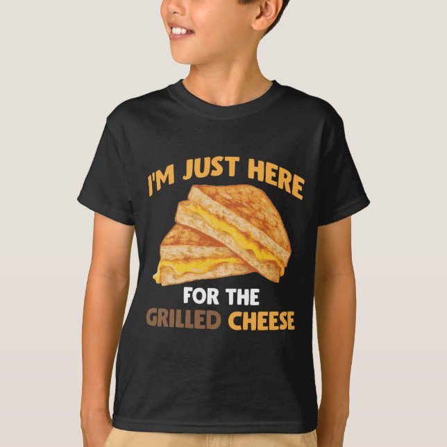 T-shirt Sandwich Au Fromage Grillé Au Fromage Au Poivre Am (Devant)