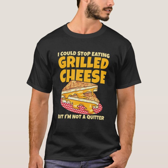 T-shirt Sandwich au fromage grillé pour fromage grillé (Devant)