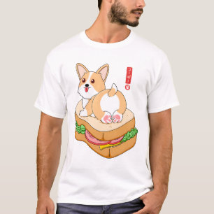 T-shirt Sandwich Corgi