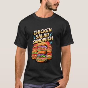 T-shirt Sandwichs de salade de poulet vintage 90