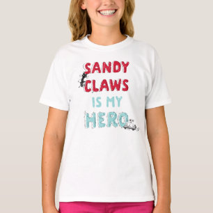 T-shirt Sandy Claws est mon héros