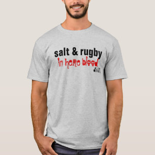 T-shirt Sang de rugby