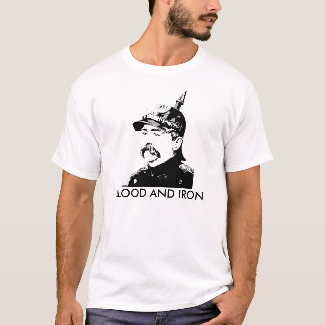 T-SHIRT SANG ET FER (Devant)