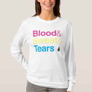 T-shirt Sang et sueur et larmes