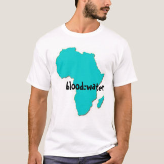 T-shirt Sang : Mission de l'eau