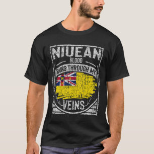 T-shirt Sang Niuéen Traverse Mes Veines