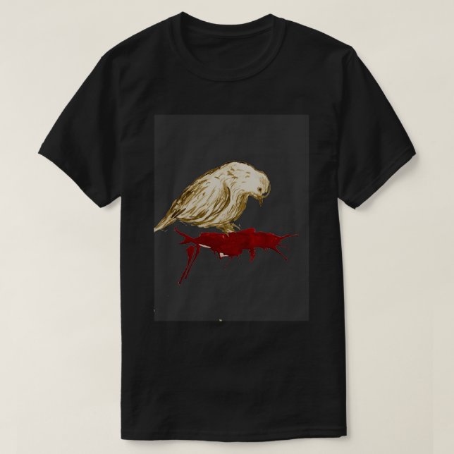 T-shirt sang pigeon (Design devant)