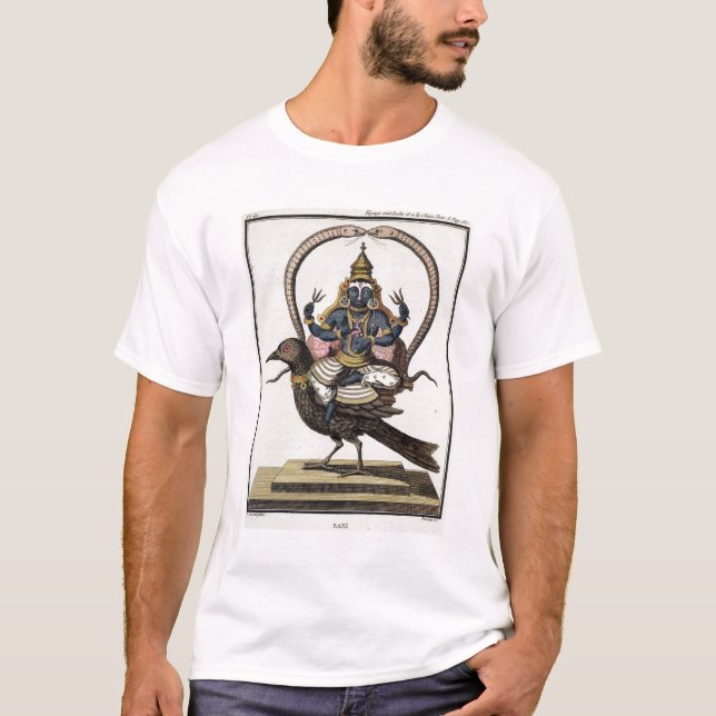 T-shirt Sani, de "voyage Indes aux. et d'une La Chine" par (Devant)