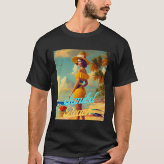 T-shirt Sanibel Beach Floride Parasdise Belle