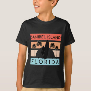 T-shirt Sanibel Island Floride Plage Surf Été Vacances