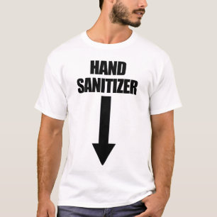 T-shirt Sanitizer à la main Humour adulte Hommes Embarrass