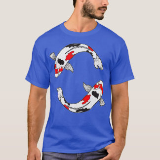 T-shirt Sanke Koi Fish Design pour les propriétaires de Ko